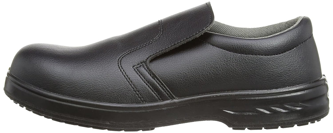 Portwest Steelite Sicherheitsslipper S2, Grösse: 41, Farbe: Schwarz, FW81BKR41 41 EU Schwarz, 41 EU