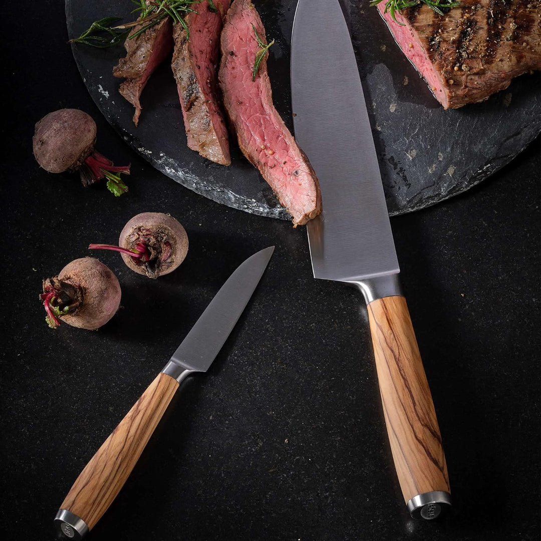 Rösle Gemüsemesser Artesano, Hochwertiges Küchenmesser zum Zerkleinern von Obst und Gemüse, Made in