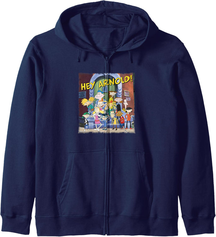 Hey Arnold! Friends Group Shot Poster Kapuzenjacke