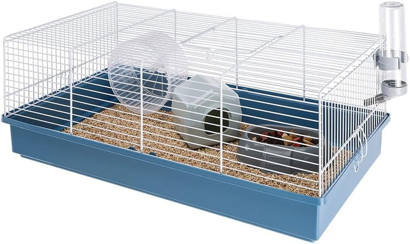 Ferplast Hamsterkäfig, Nagerkäfig CRICETI 11, Kleintierkäfig, Hamsterzubehör inklusive, 58 x 31 x h