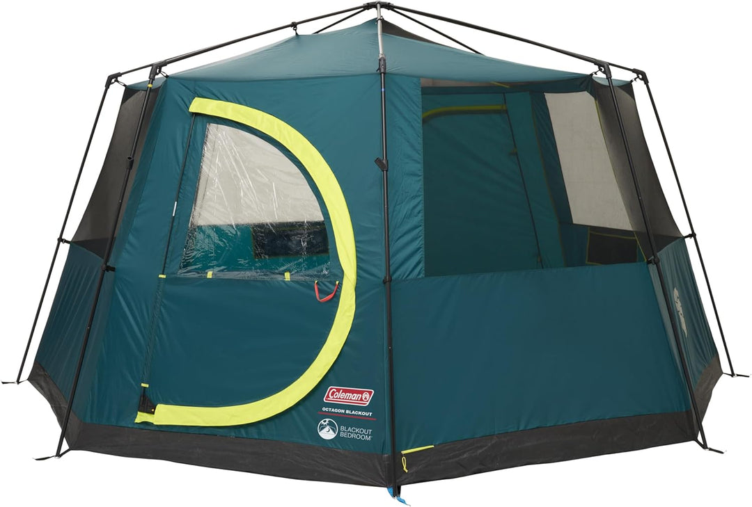 Coleman Octagon mit grossen Fenstern, mit 360° Rundumblick, stabile Stahlstangenkonstruktion, Vollst