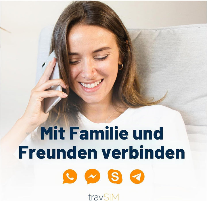travSIM Bali SIM-Karte | 12GB Daten | 4G/5G Geschwindigkeiten | Kostenloses Roaming in Indonesien &amp;