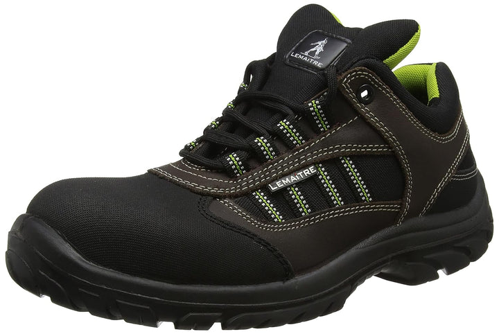 Lemaitre DOURS30BR46 DOURO S3 bas Sicherheitsschuhe, Schwarz/Braun, Grösse 46 46 EU, 46 EU