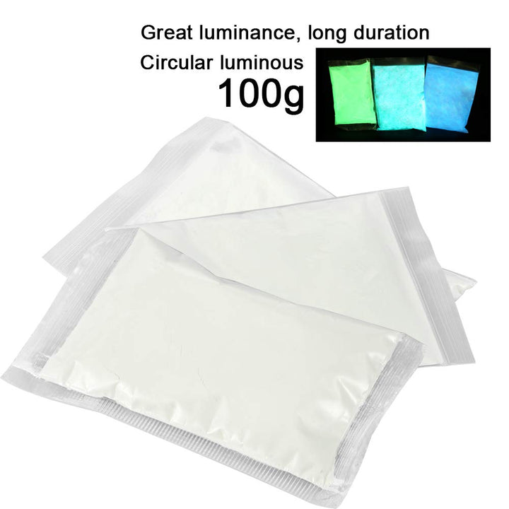 Fluoreszierendes Pulver, 3x100 g Professionelle Lumineszenz Pigmente Phosphoreszierende Farbe Photol