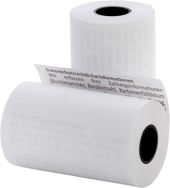 SWIPARO - Ec-Cash Thermorollen 57mm x 14m x 12mm - Kassenrollen - Thermopapier - Bonrollen für Banko