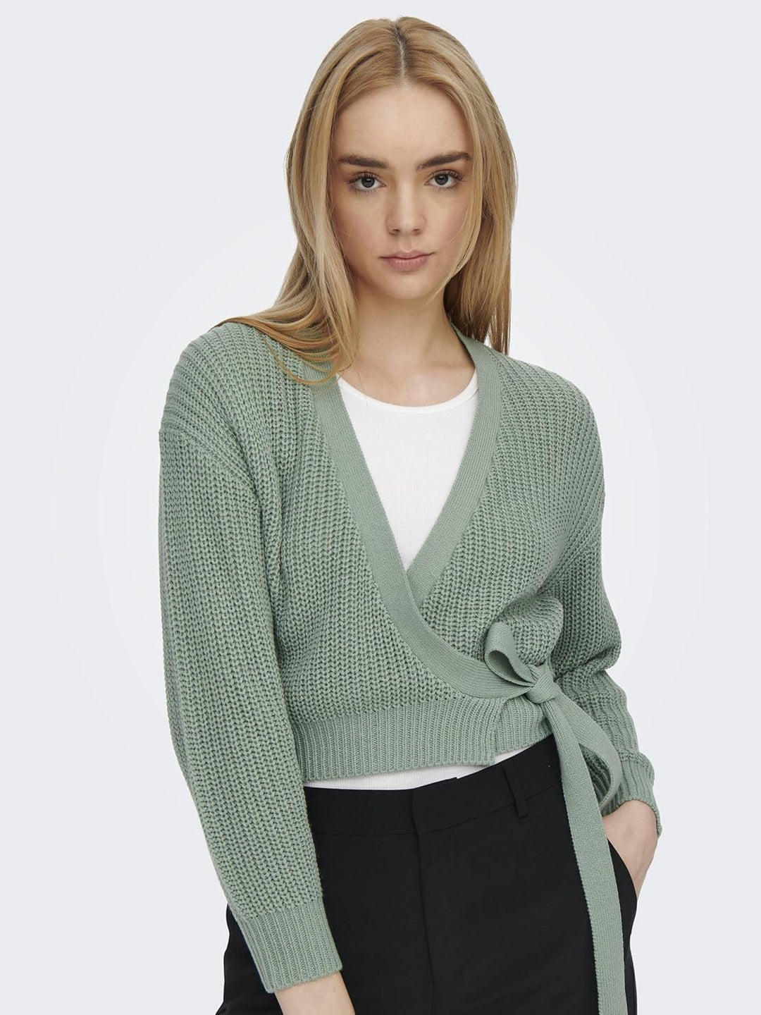 ONLY Female Strickjacke ONLBREDA Strickjacke XL Chinois Green, XL Chinois Green