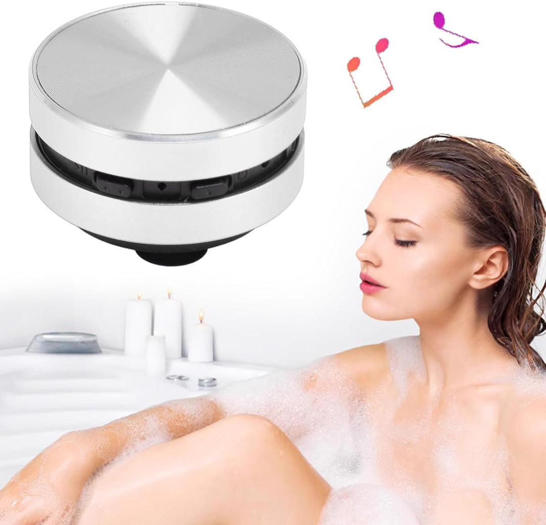 Yunseity Bluetooth-Lautsprecher, Knochenleitungslautsprecher, Stereo-Bass-Bluetooth-Duschlautspreche