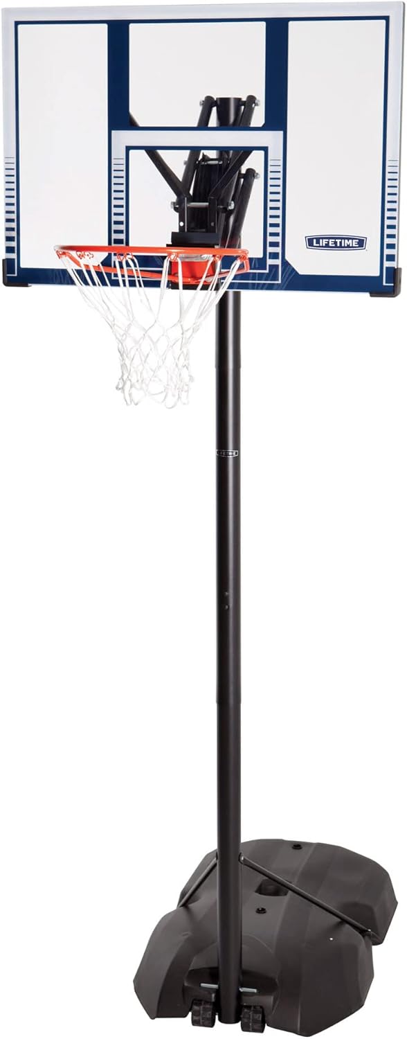 Lifetime 90001 Basketballanlage Boston Portable Bundle mit Luftpumpe, Bundle mit Luftpumpe