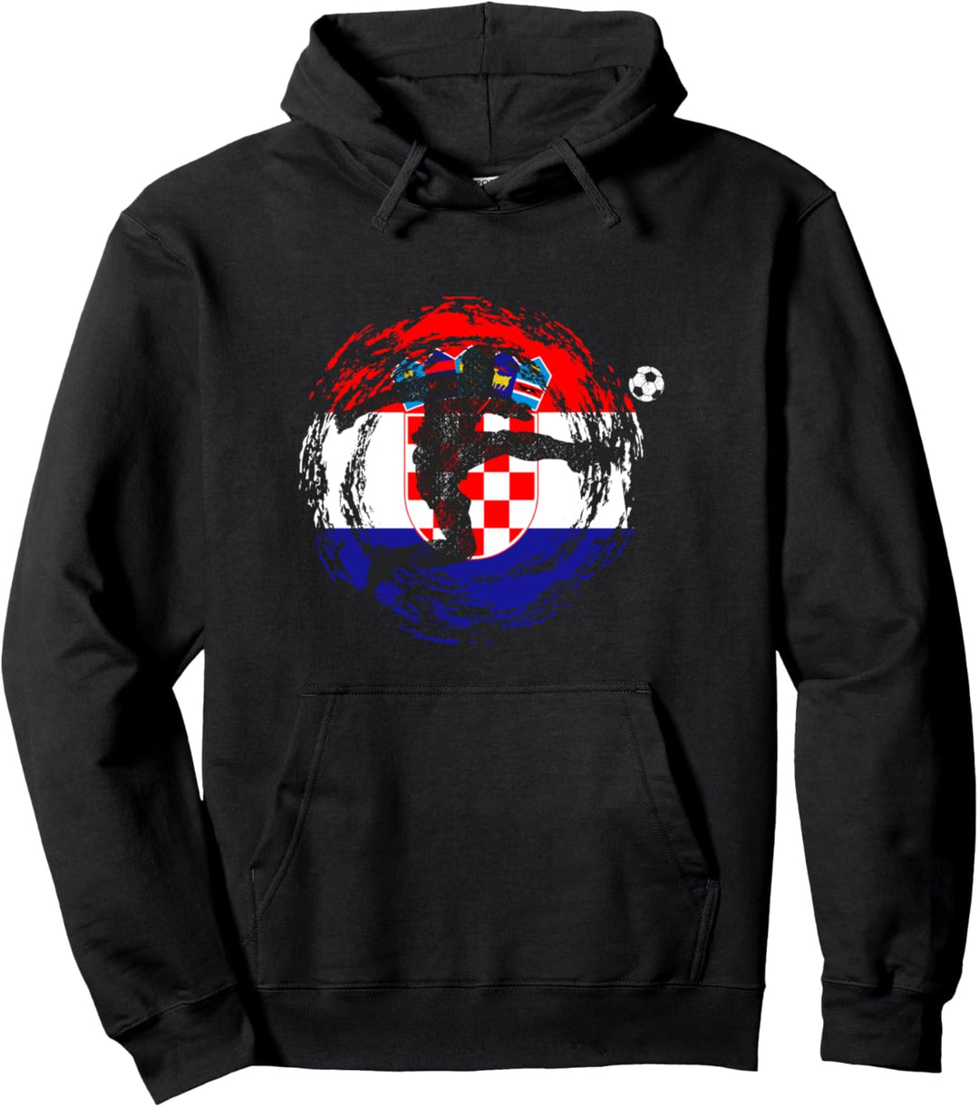 Fussball Kroatien Fanartikel Hrvatska Kockasti Nogomet Pullover Hoodie