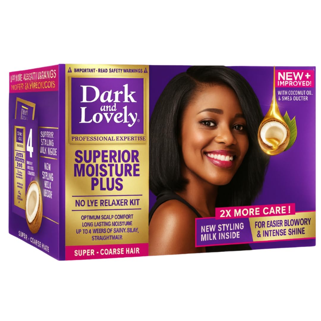 Dark&Lovely No-Lye Relaxer Kit Super - Creme - Chemisch aktiv - Begradigung - Unisex