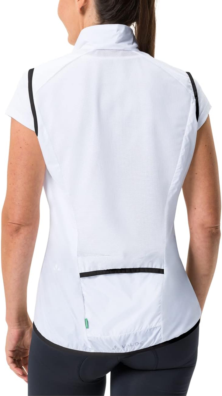 VAUDE Fahrradweste Matera Air Vest, ultraleichte Windweste Radsport Damen, wasserabweisende Weste Re