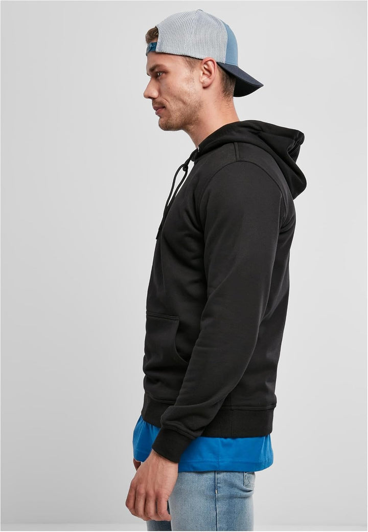 Urban Classics Basic Terry Hoody Männer Kapuzenpullover schwarz Basics, Streetwear S Schwarz, S Schw