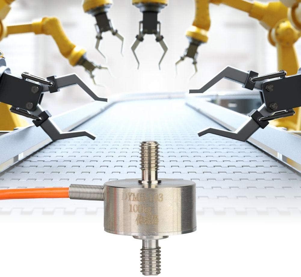 LiebeWH Micro Miniatur-Wägezellen-Wägesensor Zugstangen-Druckspannungssensor, DYMH-103 Zug- und Druc