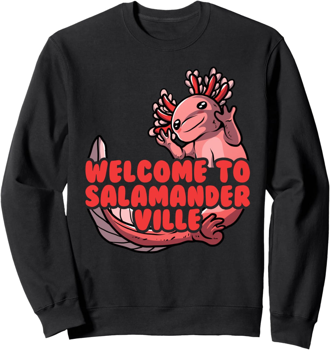 Axolotl Salamander Lurch Molch Amphibie - Süsses Axolotl Sweatshirt