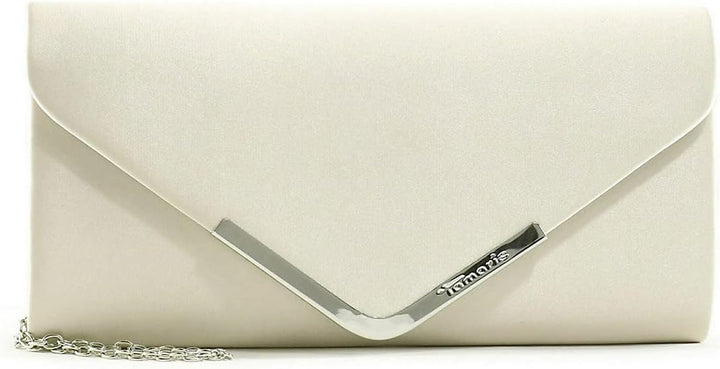 Tamaris Clutch TAS Amalia 30454 Damen Handtaschen Uni Einheitsgrösse Beige 400, Einheitsgrösse Beige