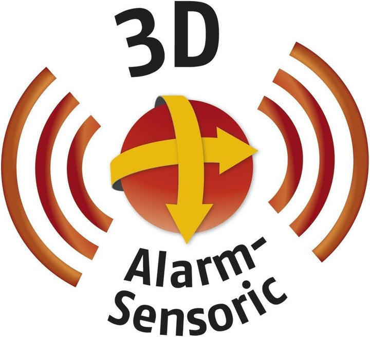 ABUS Fenster-Stangenschloss FOS650A - Zusatzsicherung mit Alarm, ideal für hohe Fenster und Fenstert