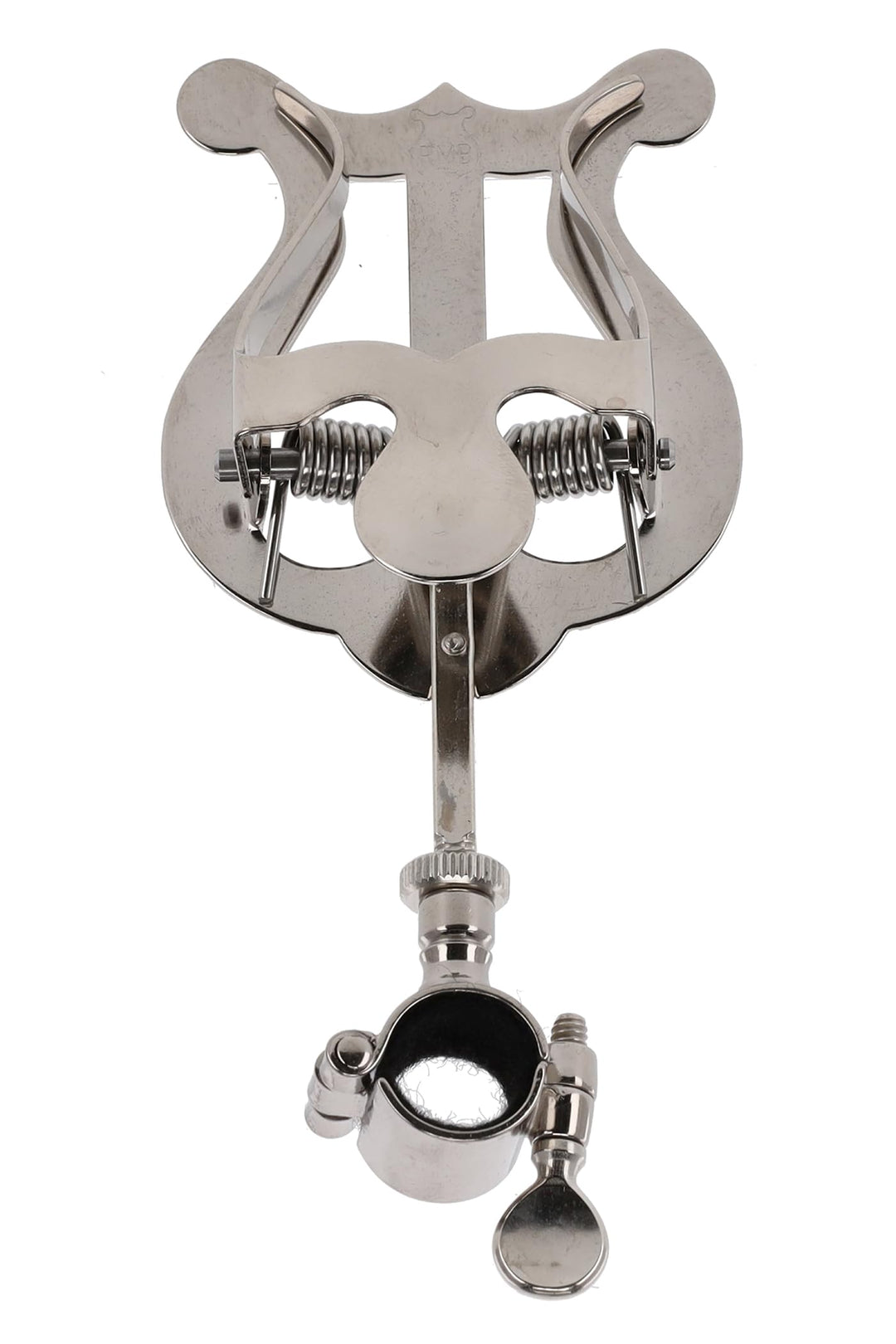 Gewa 730568 Marschnotenhalter Trompete kleine Lyra, Scharnierring 14mm, vernickelt Trompete 1 Drücke