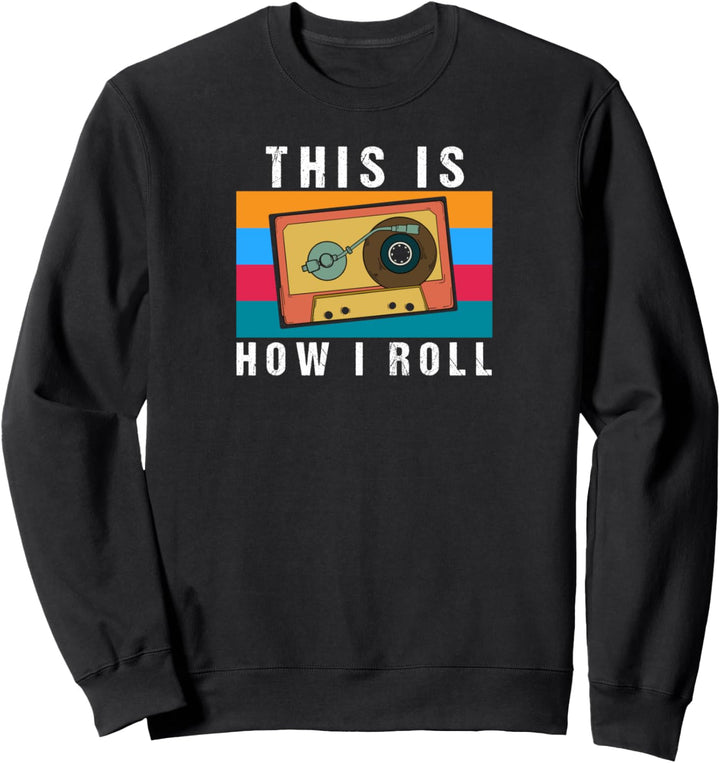 Kassette 80er Musik Retro Sweatshirt