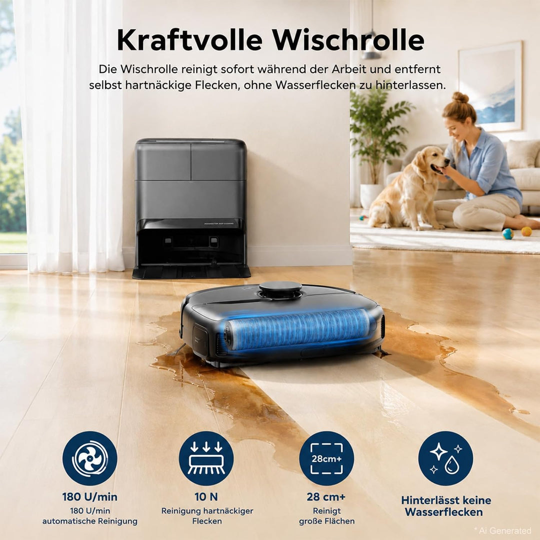 21 Stück Zubehörset für Eufy Saug- und Wischroboter C28 5-in-1 Zubehörset für Eufy C28, Zubehörset f