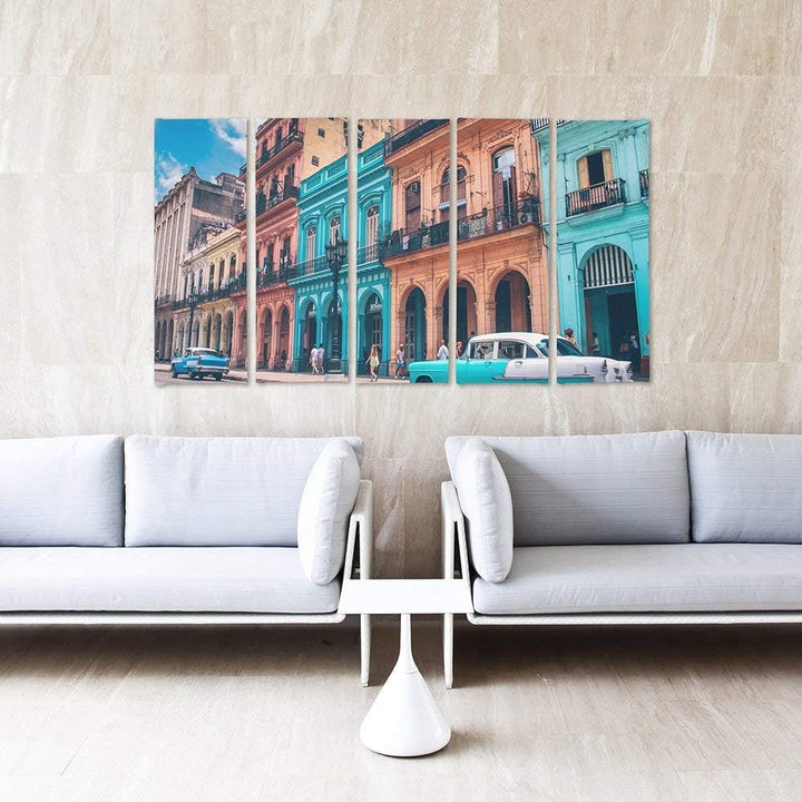 Feeby. Wandbild - 5 Teile - Deco Bild, gedrucktes Bild, Foto, Deco Panel, XXL, 5-Teilig, Typ C, 250x