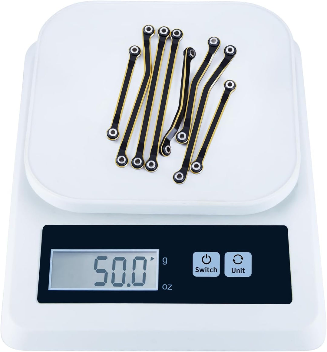 Runup High Clearance Chassis Link Rod Metal Connecting Rod Set for 1/18 RC Crawler Tra-xxas TRX4-M-K
