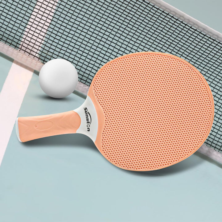 Senston Tischtennisschläger Set, professionelle Tischtennisschläger mit 3 Bällen, Ping Pong Paddel S