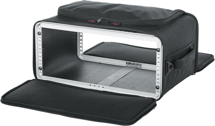 Gator GR-RACKBAG-4U Leichte Gepäckträgertasche mit Aluminiumrahmen und PE-Verstärkung 4U Rack Space,