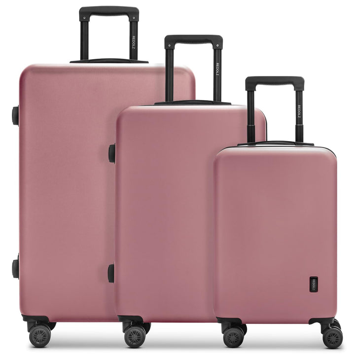 REDOLZ Hartschalen Koffer-Set 3-teilig | Leichte Reise-Trolleys aus hochwertigem, robustem ABS Mater