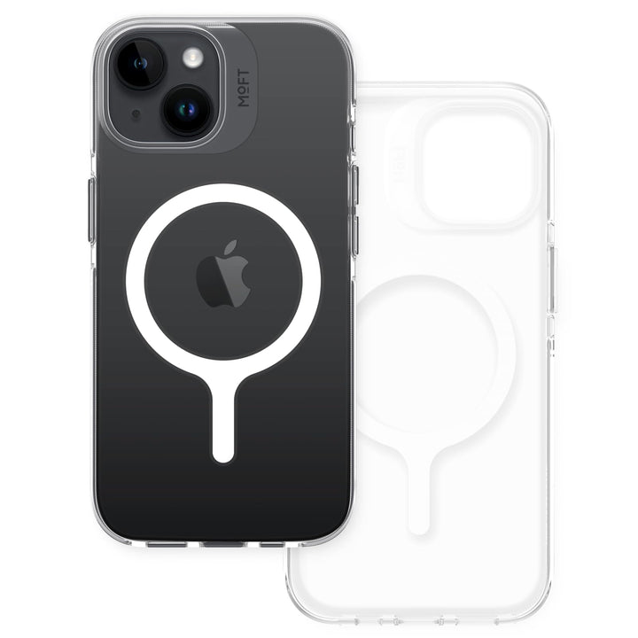 MOFT Magnetisch Hülle für iPhone 15 mit MagSafe, Kompatibel mit MagSafe Wireless Zubehör, Vergilbung