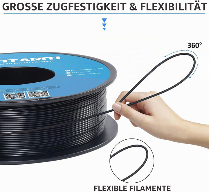 GIANTARM HS-PLA Filament 1,75 mm, PLA-Filament für Hochgeschwindigkeits-3D-Druck, schnelle Aushärtun
