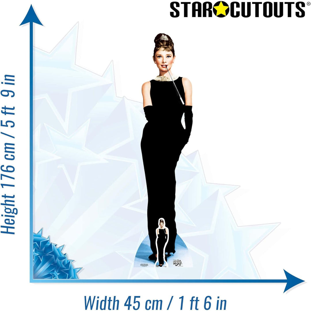 Star Cutouts Pappaufsteller von Audrey Hepburn, Audrey Hepburn