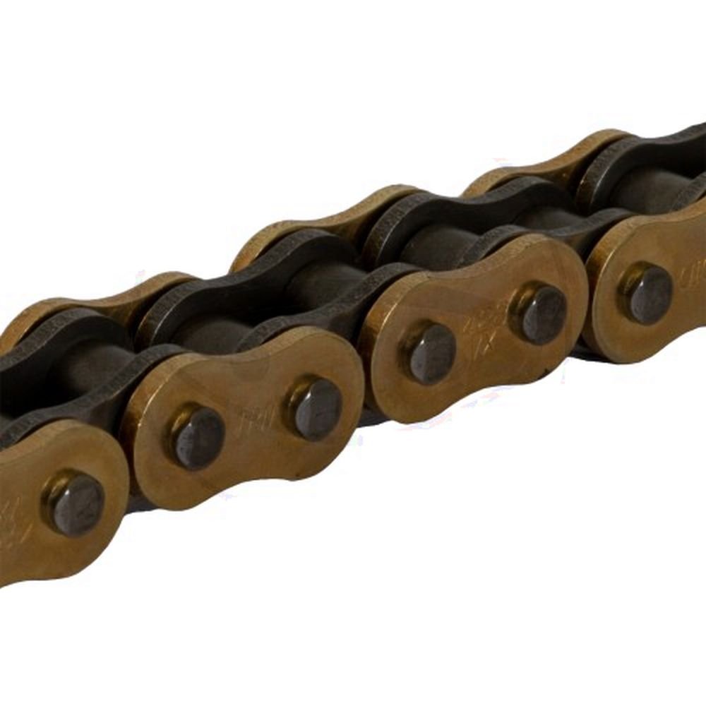 DID Kette 428 VX, 138 Glieder (X-Ring gold), offen mit Clipschloss