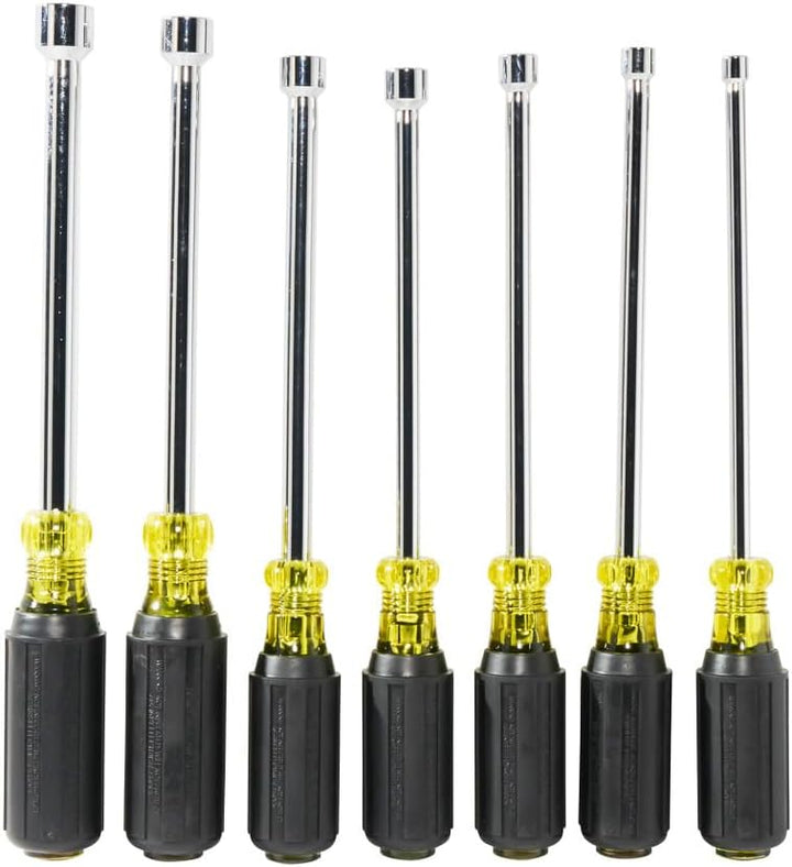 Klein Tools Inc 647 M Magnetischer Spitze Nussschraubendreher-Set, 7 Stück