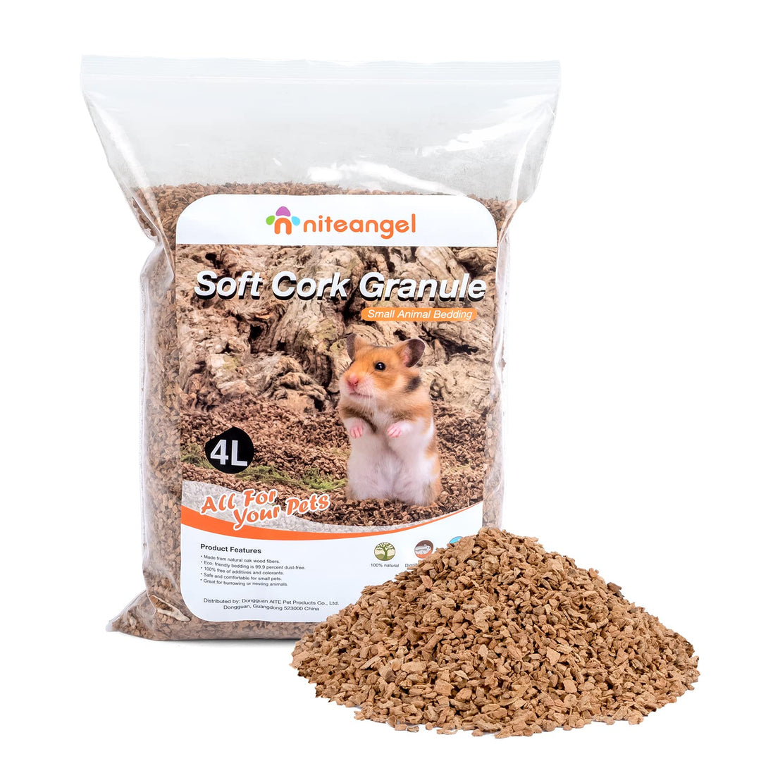 Niteangel Natürliches Kokosnuss-Hamster-Einstreu und Haustierstreu für Zwerghamster, Gerbils, Mäuse,