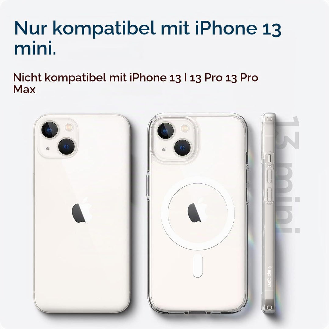 Spigen Ultra Hybrid MagFit Hülle Kompatibel mit iPhone 13 Mini Kompatibel mit MagSafe Magnetisch -We