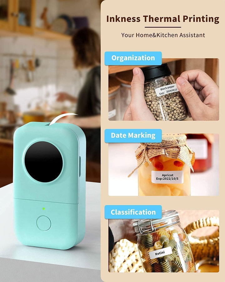 Phomemo D30 Bluetooth Etikettendrucker-Tragbarer Mini Thermo Bluetooth Etikettendrucker-Einfache Ver