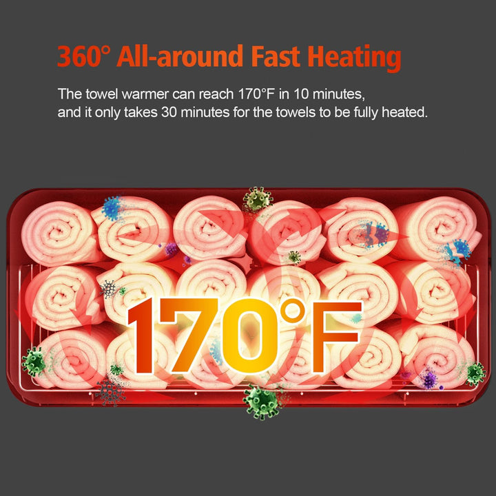 Handtuchwärmer, Handtuchheizschrank,einfache Bedienung, grosser Fassungsvermögen Handtuchwärmer für
