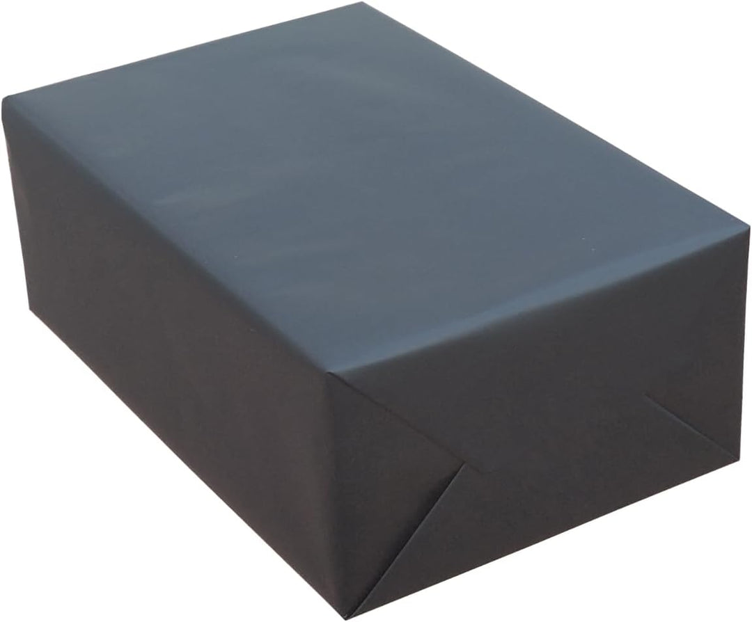 50m x 0,75m JUNOPAX® Geschenkpapier schwarz schwarz 50 m x 0,75 m, schwarz 50 m x 0,75 m