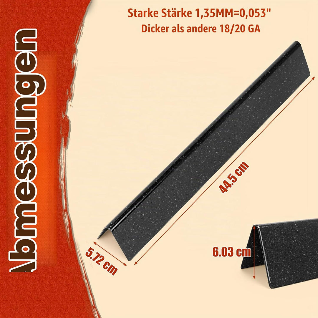 Denmay 7621 44,7cm Flavorizer Bars für Weber Genesis E310, E320, E330, S310, S320, S330 (mit vordere