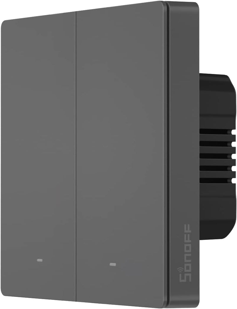 SONOFF Smart Wandschalter,Smart Wlan Lichtschalter,M5-2C-86 2 Gang Smart Home Schalter vom Typ 86,Ph