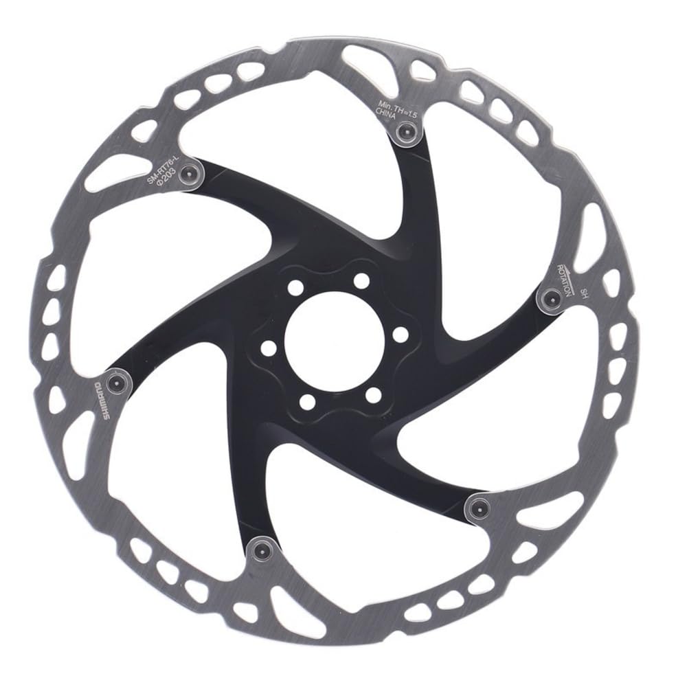 SHIMANO SM-RT76 Bremsscheibe 6-Loch Metall/Resin Durchmesser 203mm 2021 Bremsscheiben Einheitsgrösse