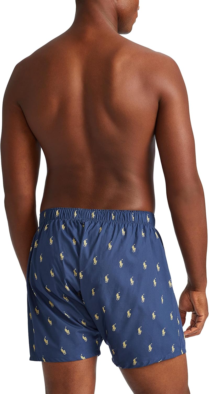 Polo Ralph Lauren Herren Baumwolle mit Klassischer Passform Boxershorts (3er Pack) L Rustic/Summer/H