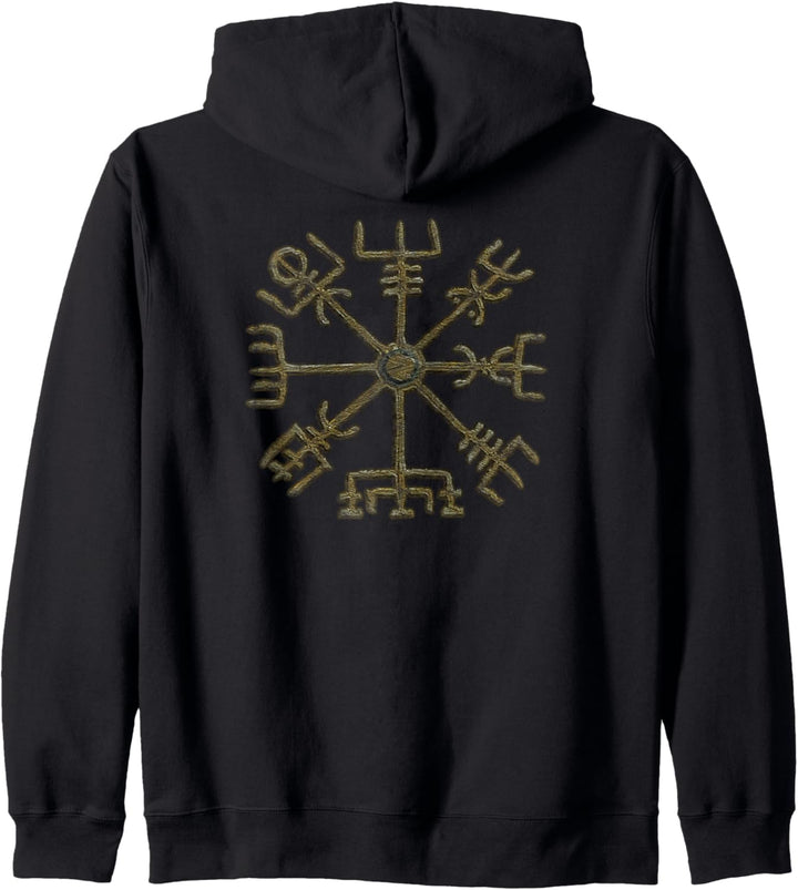 Vegvisir, Wikinger, Runenkreis, Nordisch, Symbol, Odin, Thor Kapuzenjacke