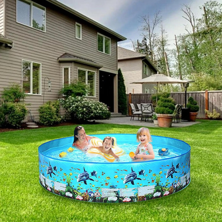 Faltbares Planschbecken Nicht aufblasbare Sommerparty-Badewanne zum, M