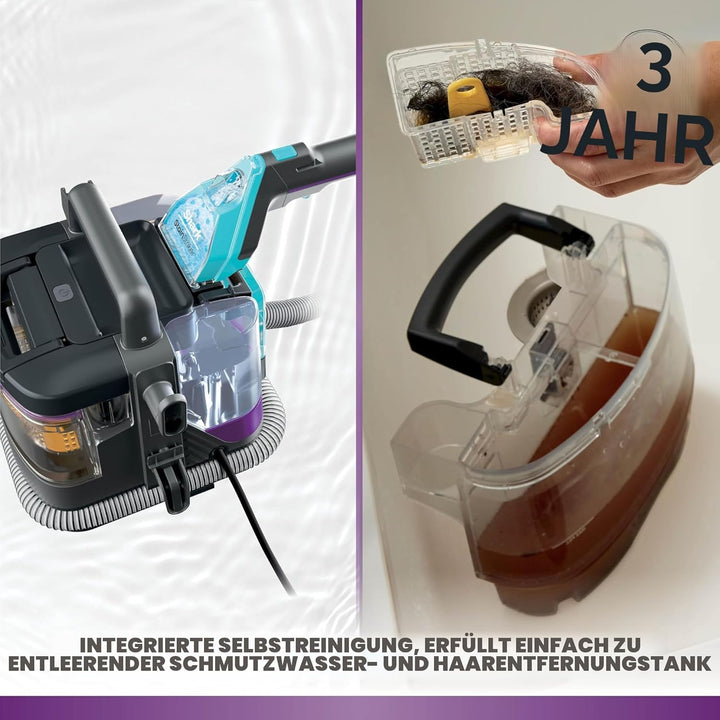 Shark StainStriker HairPro Haustier-Fleckenreiniger, 450 W starke Saugkraft, Anti-Verstopfung, entfe