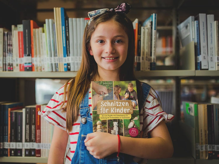 Schnitzen für Kinder – 55 coole Projekte mit Fotoanleitung zur Förderung der Konzentration & Feinmot