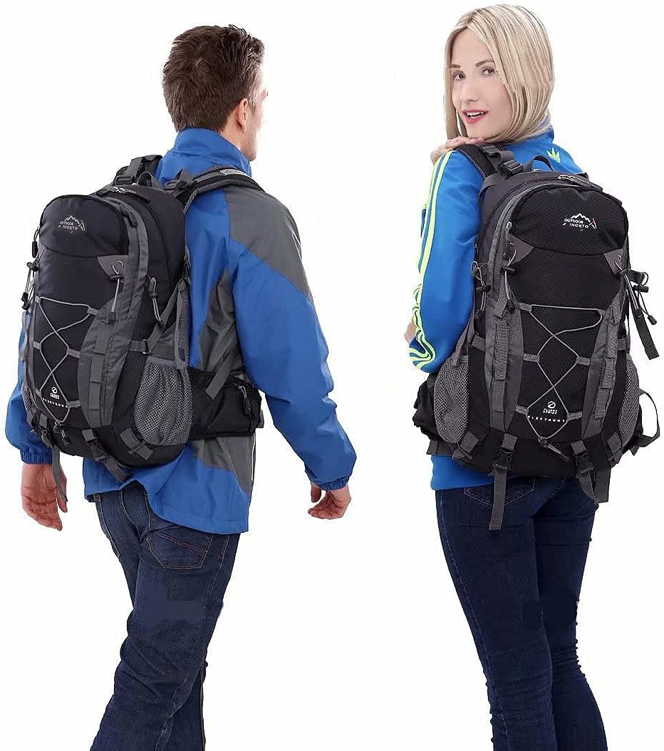 Meisohua Herren Wanderrucksack Wasserdichter Rucksack Trekkingrucksack Leicht, Erwachsene Wanderruck