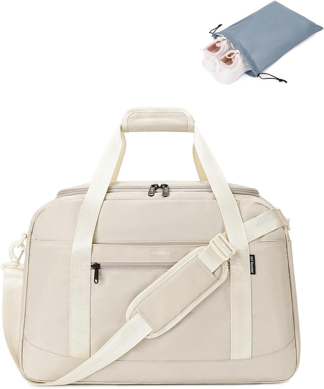 ECOHUB 30L Reisetasche Handgepäck Tasche, Easyjet Handgepäck 45x36x20 mit 14'' Laptop-Fach, Carry On