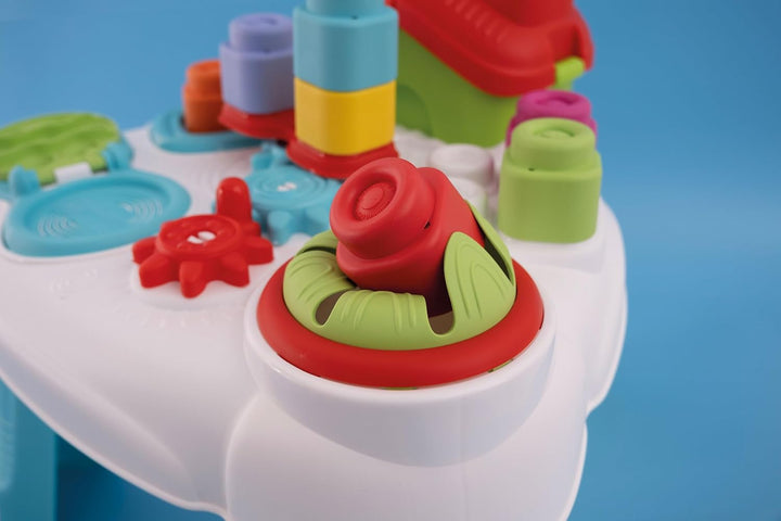 Clementoni Soft Clemmy Sensorischer Tisch - Mit weichen Bausteinen & Spielzeug für Babys & Kleinkind