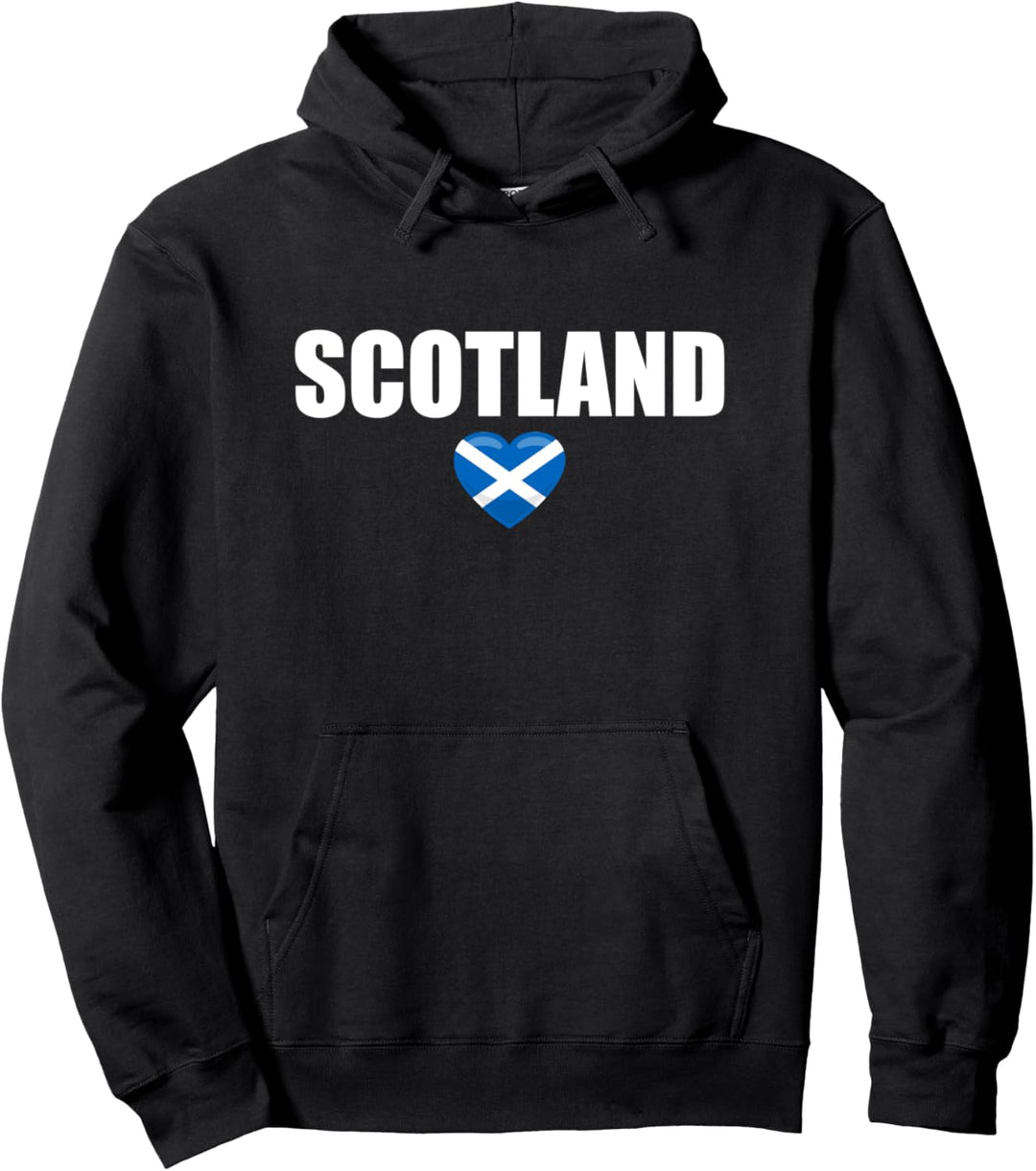 Schottland Scotland Herz Schottische Flagge Stolzer Schotte Pullover Hoodie